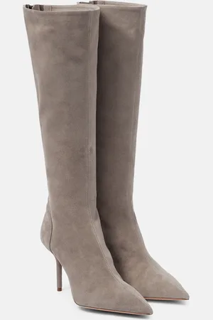 Aquazzura Saint HonorÃ© 85 suede boots