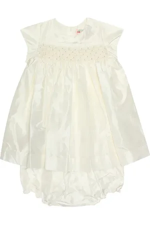 BONPOINT Baby Maruska silk dress and bloomers set