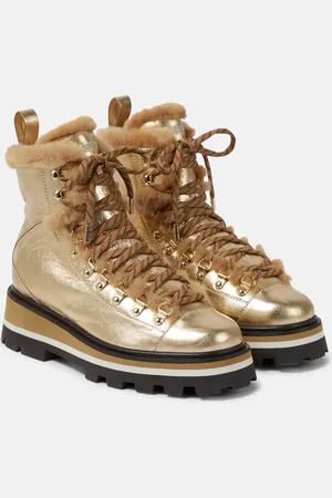 Jimmy Choo Chike shearling-lined leather ankle boots