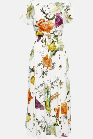 Erdem Fraser floral crÃªpe midi dress