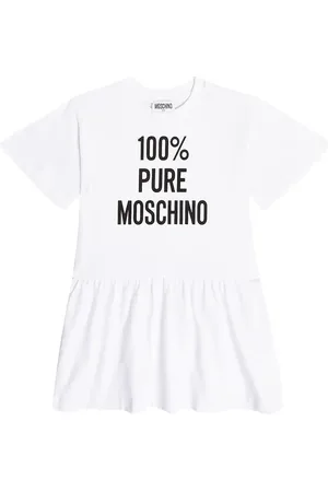 Moschino Logo cotton jersey dress
