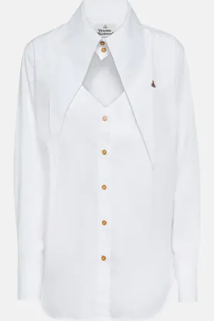 Vivienne Westwood Cut-out cotton shirt
