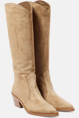 Gianvito Rossi 45 suede knee-high boots
