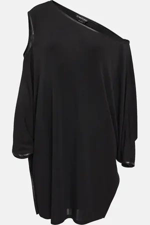 Tom Ford Draped crÃªpe jersey minidress