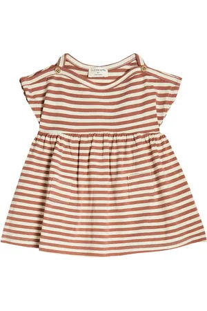 1+ IN THE FAMILY Baby Lia striped cotton-blend dress