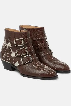 Chloé ChloÃ© Susan studded leather ankle boots