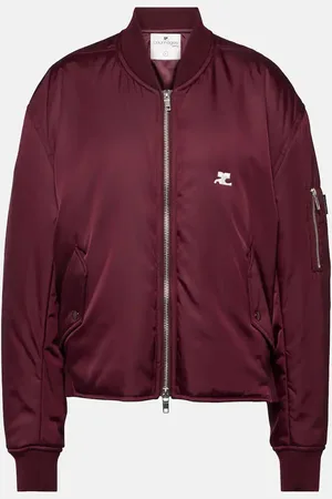 Courrèges CourrÃ¨ges Logo bomber jacket