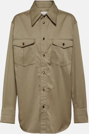 LEMAIRE Western cotton twill shirt