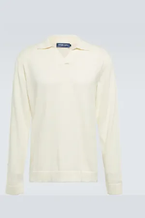 Frescobol Carioca Aurelio cotton and wool polo sweater