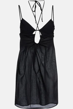 Nensi Dojaka Cutout halterneck minidress