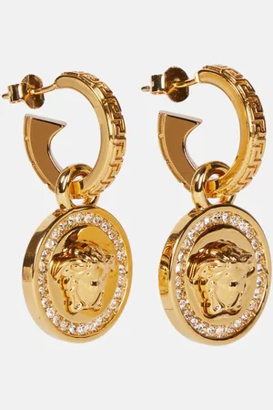 VERSACE Greca and Medusa earrings