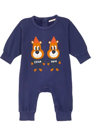 Tiny Cottons Baby Chamonix Twins cotton playsuit