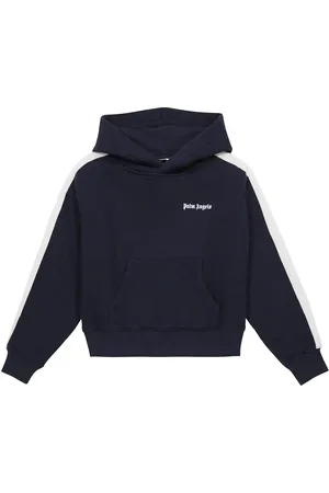 Palm Angels Logo track cotton hoodie