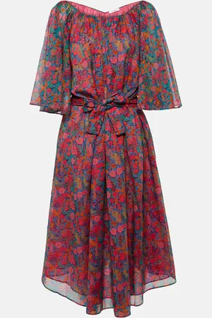 ERES Daisy floral cotton midi dress