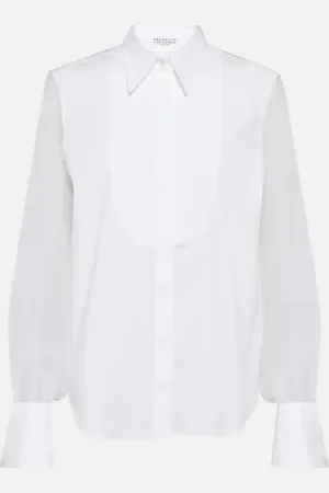 Brunello Cucinelli Cotton-blend shirt