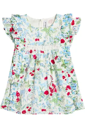 Tartine Et Chocolat Ruffled floral blouse