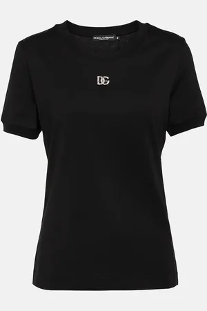 Dolce & Gabbana Embellished cotton jersey T-shirt