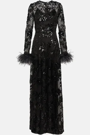 Erdem Malvina embellished silk gown