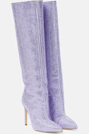 PARIS TEXAS Holly embellished knee-high boots