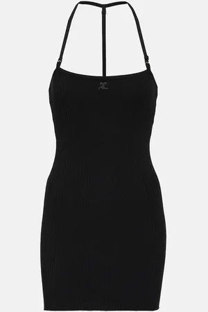 Courrèges CourrÃ¨ges Ribbed-knit minidress