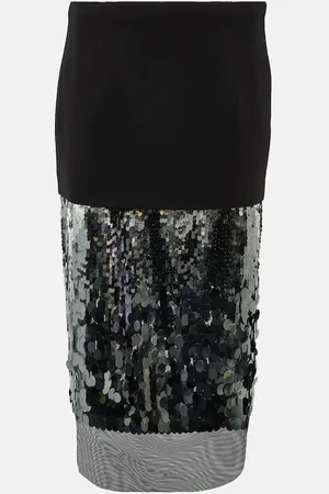 Dorothee Schumacher Sequin-trimmed midi skirt