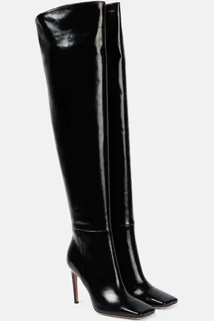 Gianvito Rossi Christina leather over-the-knee boots