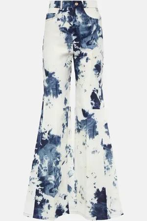 Chloé ChloÃ© Tie-dye linen flared pants