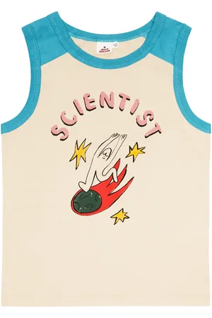 Jelly Mallow Scientist cotton tank top