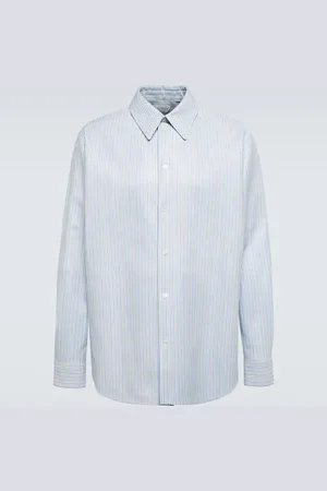 Bottega Veneta Striped leather shirt