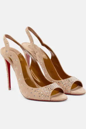 Christian Louboutin Nudes Degrachick suede sandals