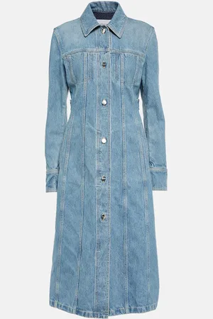 Salvatore Ferragamo Cotton denim shirt dress