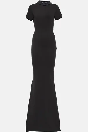 Balenciaga Cotton-blend T-shirt maxi dress