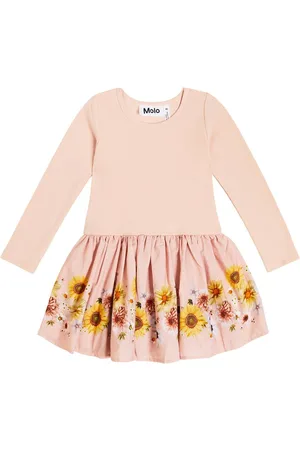 Molo Baby Candi floral cotton-blend dress