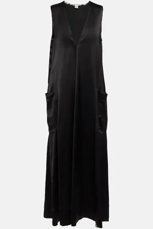 Totême Satin midi dress