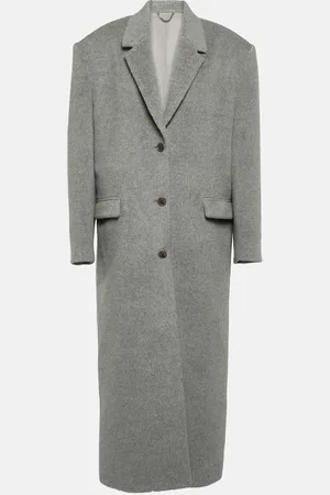 MAGDA BUTRYM Single-breasted alpaca and wool coat