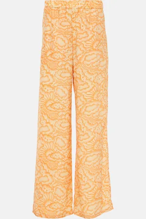Stella McCartney Mid-rise silk pants
