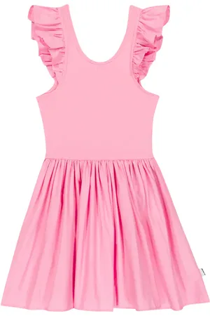 Molo Cloudia ruffle-detail cotton dress