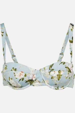 Erdem Chun floral bikini top