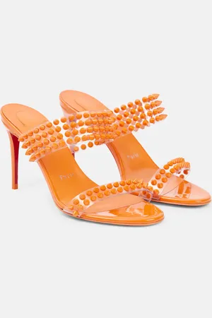Christian Louboutin Spike Only 85 PVC and leather sandals