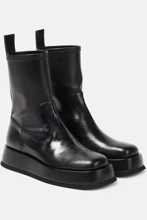 Gia Borghini Rosie faux leather platform ankle boots