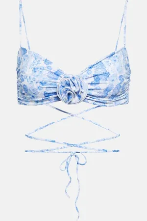 MAGDA BUTRYM Floral bikini top