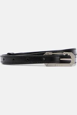 Eera EÃ©ra Logo-engraved buckled leather belt