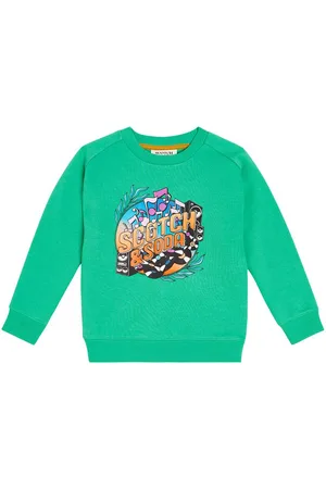 Scotch&Soda Printed cotton-blend sweatshirt