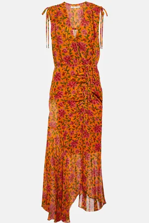 VERONICA BEARD Dovima silk midi dress