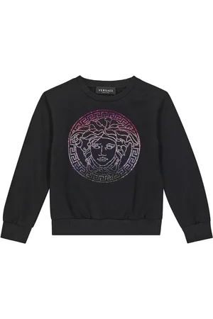 VERSACE Medusa cotton jersey sweatshirt