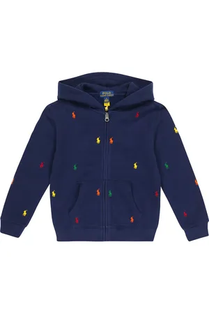 Ralph Lauren Embroidered jersey hoodie
