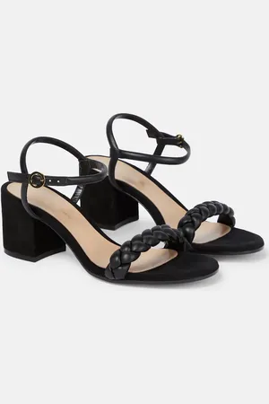 Gianvito Rossi Cruz 60 suede and leather sandals