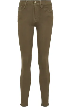 Frame Le Skinny de Jeanne mid-rise jeans