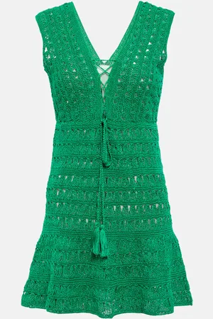 ANNA KOSTUROVA Jennifer crochet cotton minidress