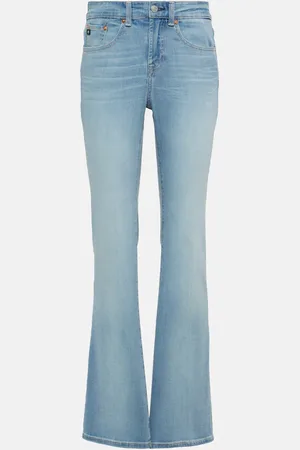 AG Jeans Embroidered flared jeans
